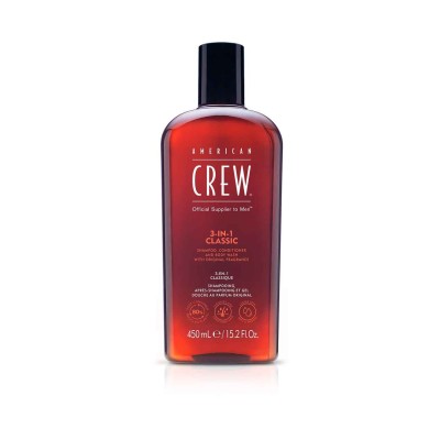 American Crew 3w1 Classic szampon odżywka i żel pod prysznic 450 ml