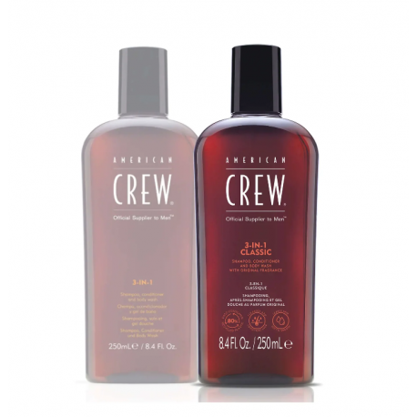 American Crew 3w1 Classic szampon odżywka i żel pod prysznic 250 ml