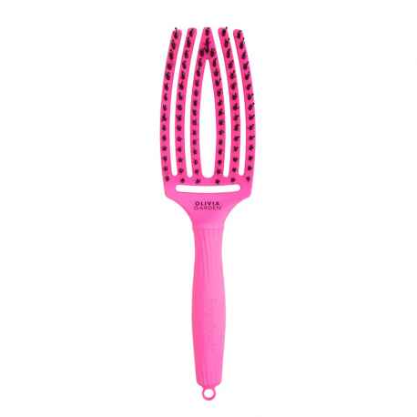 Szczotka Olivia Garden Fingerbrush Combo Amazonki Neon Pink różowa
