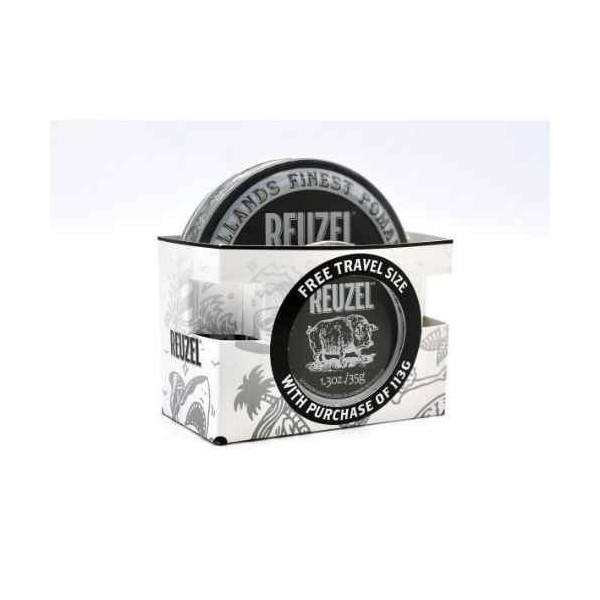 Zestaw Reuzel Extreme Hold Matte Pomade Road Trip
