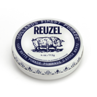 Reuzel Matte Clay Pomade pomada do włosów o bardzo mocnym utrwaleniu 113 g