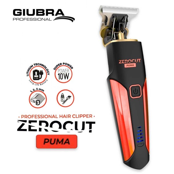 Trymer Giubra  ZeroCut PUMA Rosso bezprzewodowy