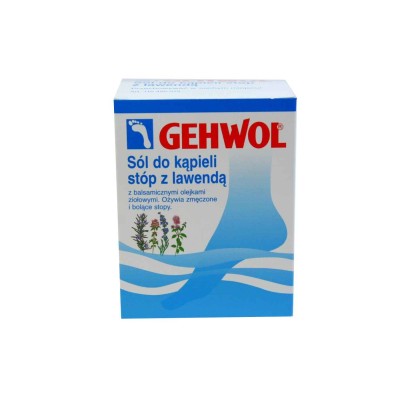 GEHWOL Fussbad, Sól ziołowa z lawendą do kąpieli stóp, 10x20 g
