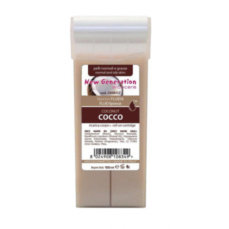Arcocere Cocco Wosk naturalny w rolce kokosowy 100 ml