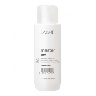 Lakme MASTER Perm płyn do trwałej ondulacji do włosów podatnych na skręt 2, 500 ml