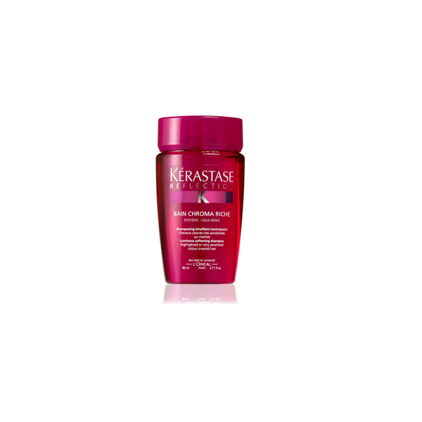 Kerastase MINI Reflection Bain Chroma Riche - Kąpiel do włosów koloryzowanych rozjaśnianych lub z pasemkami 80 ml