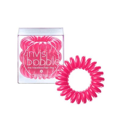 InvisiBobble Traceless Hair Ring Candy Pink gumki do włosów 3 szt.
