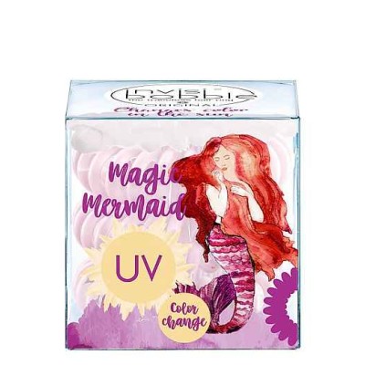 InvisiBobble Traceless Hair Ring KIDS UV Coral Cha-cha gumki do włosów 3 szt.