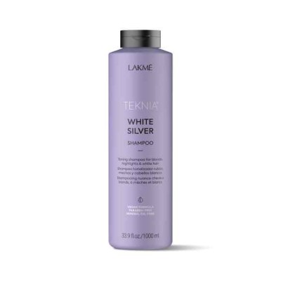 Lakme Teknia SILVER szampon do włosów siwych i blond 1000 ml