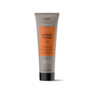 Lakme Teknia REFRESH Saffron Copper maska do włosów farbowanych w odcieniach miedzianych 250 ml