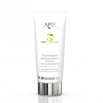 Apis Hydro Evolution enzymatyczny peeling gruszkowy do twarzy z lawą wulkaniczną 2w1 200 ml