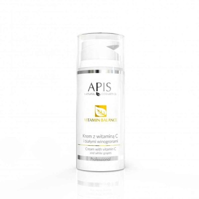 Apis Vitamin Balance krem do twarzy z witaminą C i białymi winogronami 100 ml