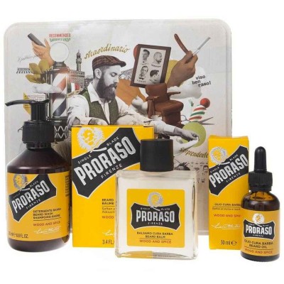 Proraso Yellow Wood and Spice Zestaw Beard Kit