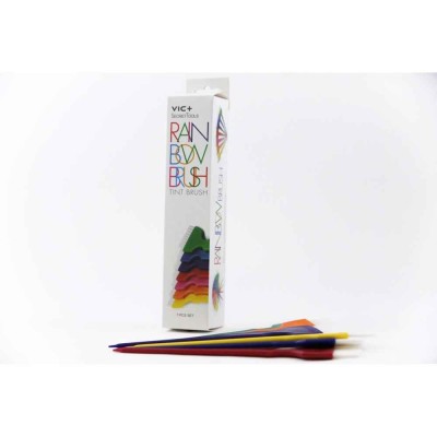 Rainbow Tint Brushes - zestaw 7 pędzelków do koloryzacji