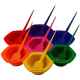 Rainbow Tint Brushes - zestaw 7 pędzelków do koloryzacji
