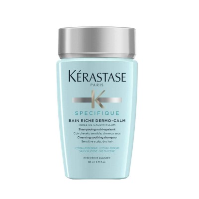 Kerastase MINI Bain Riche Dermo-calm kąpiel kojąca do wrażliwej skóry głowy 80 ml