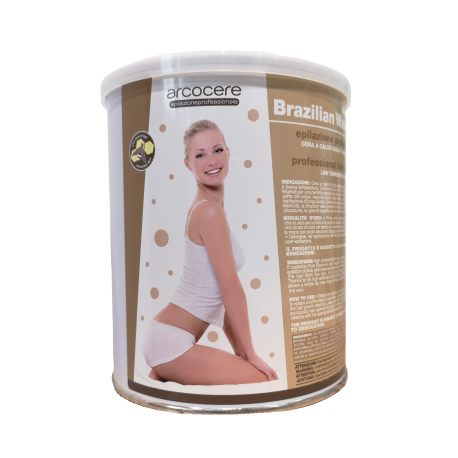 Arcocere Brazilian Wax wosk w puszce do depilacji twarz ciało bikini 800 ml 
