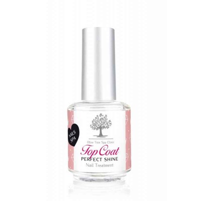 Olive Tree Spa Clinic Top Coat Perfect Sine utwardzacz do lakieru 15 ml