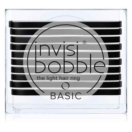 Invisibobble BASIC True Black Light Rings gumki do włosów 10 szt.