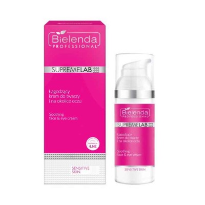 Bielenda SupremeLab Sensitive Skin łagodzacy krem do twarzy i na okolice oczu 50 ml