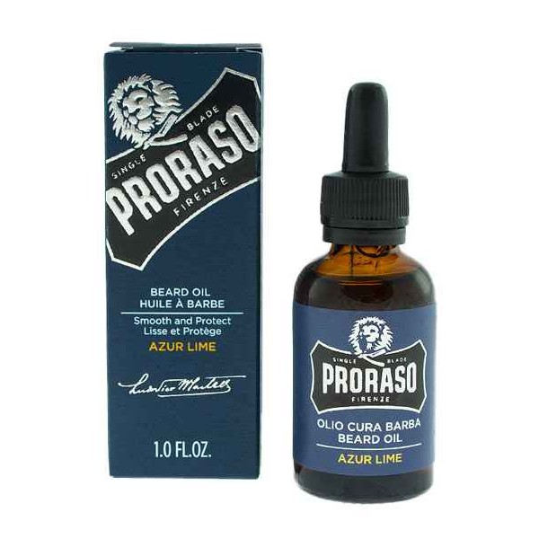 Proraso Blue Azur Lime Beard Kit Zestaw do brody