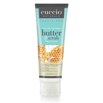 Cuccio Butter&Scrub masło z peelingiem mleko i miód 113g