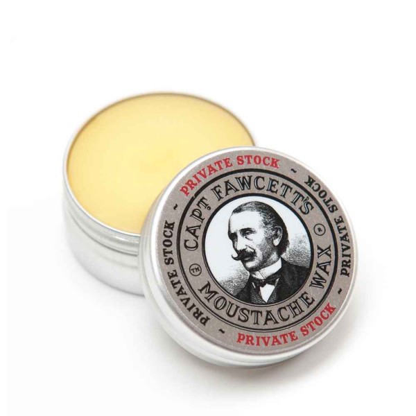 Captain Fawcett zestaw olejek Private Stock 50 ml + wosk do wąsów 15 ml