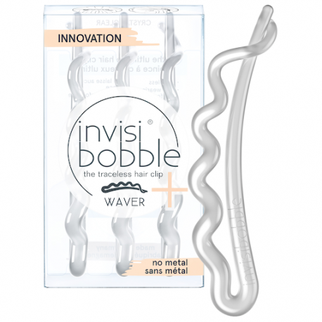 Invisibobble Waver PLUS Crystal Clear spinki 3szt.