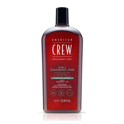 American Crew Classic 3w1 szampon odżywka i żel pod prysznic rumianek + sosna 1000 ml