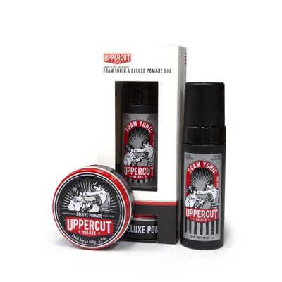 Uppercut Foam Tonic & Deluxe Pomade zestaw