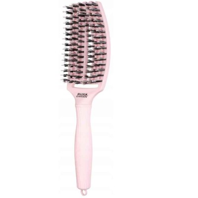 Szczotka Olivia Garden Fingerbrush Combo Pastel Pink Medium