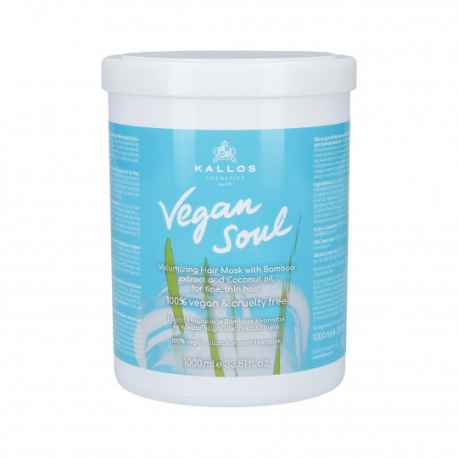 Kallos maska Vegan Soul Volumizing (bamboo / coconut oil) 1000ml