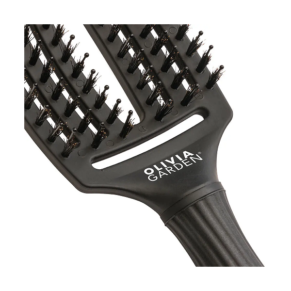 Szczotka Olivia Garden Fingerbrush Combo Full Black Medium