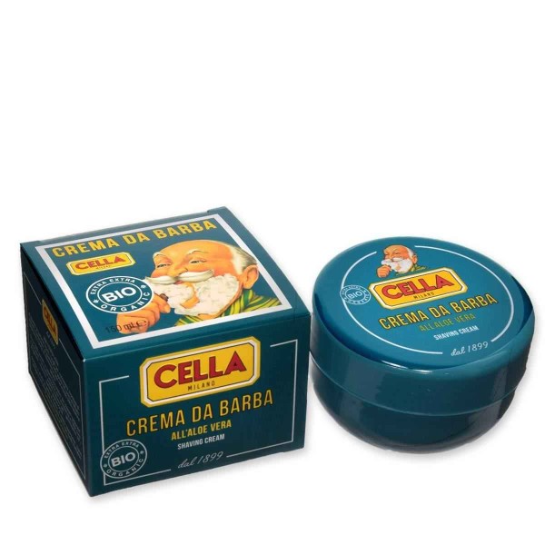 Cella Milano Shaving Cream Bio Aloe mydło-krem do golenia tygielek 150ml