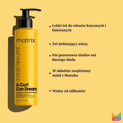 Matrix Total Results kręcone Curl Can Dream żel 200ml 