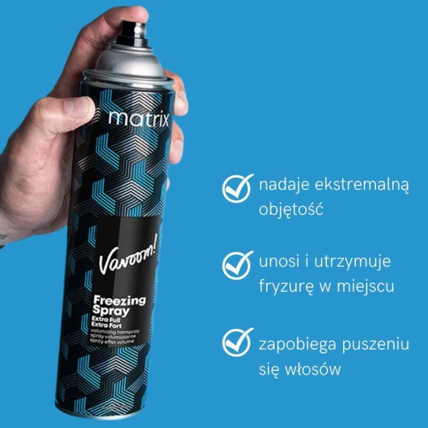 Vavoom lakier Freezing Spray Extra Full volumizing 500 ml