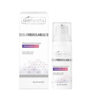 Bielenda SupremeLab Re-Advanced krem do twarzy z Retinalem na noc 50ml