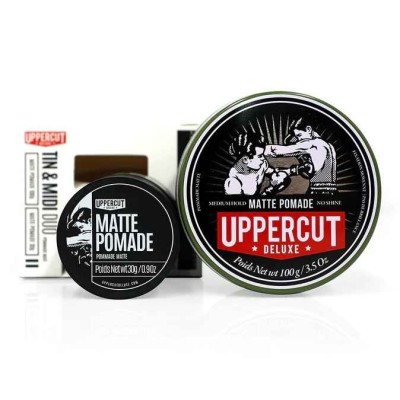 Uppercut Zestaw Tin & Midi DUO Matte Pomade 100g + 30g