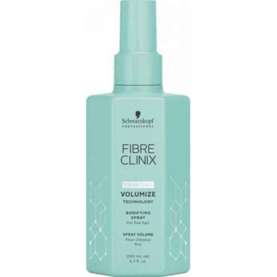 Schwarzkopf FIBRE CLINIX Volumize Spray Bodyfying Zwiększający Objętość 200 ml