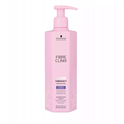 Schwarzkopf FIBRE CLINIX Vibrancy Szampon Fioletowy 300 ml