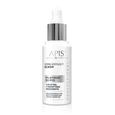 Apis Platinum Gloss Odmładzający eliksir z platyną i tripeptydem miedziowym 30 ml