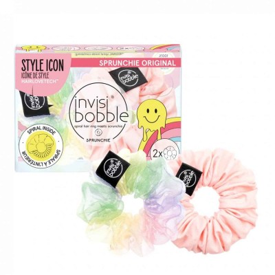 Invisibobble Sprunchie DUO Retro Dreamin_Hue-Man Love 2 szt.