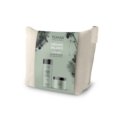 Lakme Teknia  ORGANIC BALANCE Travel Pack 2 produkty + kosmetyczka