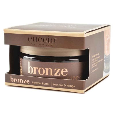 Masło brązujące do ciała Cuccio Shimmer Butter mango i moringa 226 ml