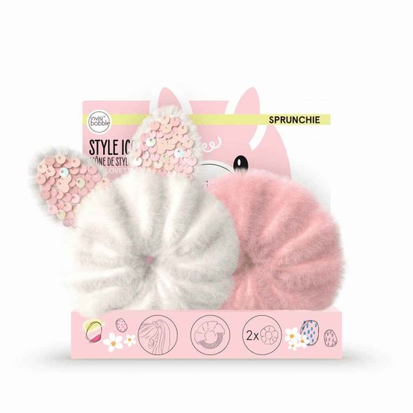 Invisibobble Sprunchie KIDS Easter Cotton Candy 2 szt.-króliczek