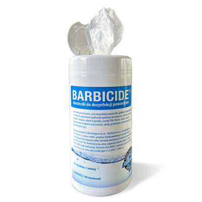 Barbicide Wipes chusteczki do dezynfekcji powierzchni 60160 120 szt.